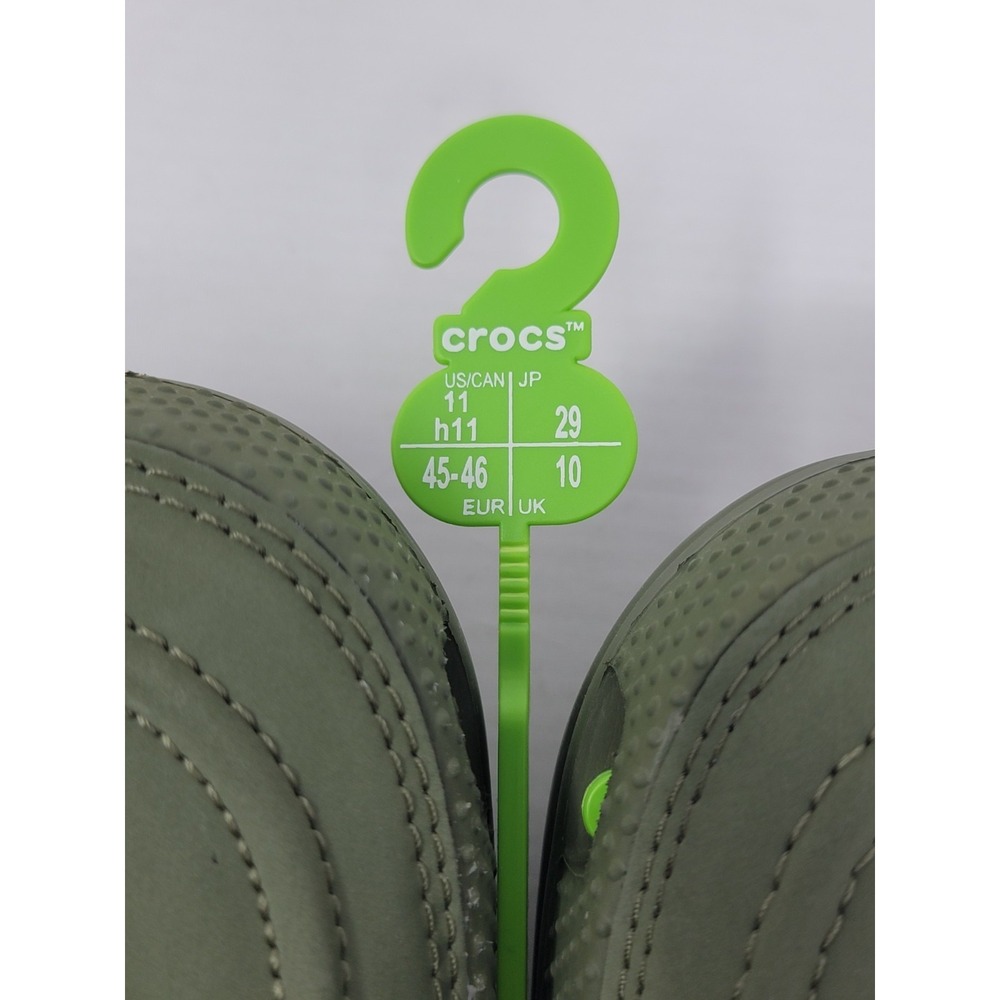 Crocs Yukon Vista II LiteRide Clogs Men Green Size 11 New with Tags - Picture 8 of 10